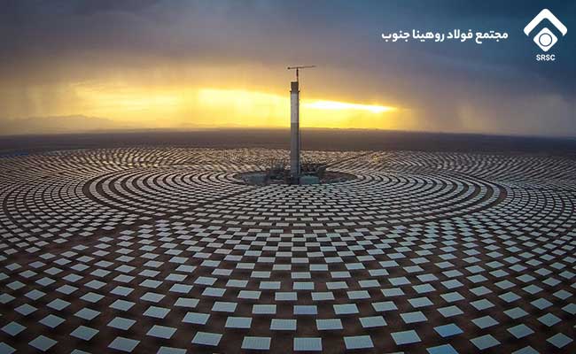 پنل خورشیدی انرژی پاک برق سبز فولاد